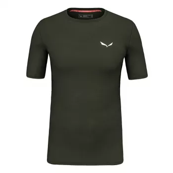 Salewa Cristallo AMR termo marškiniai vyrams - tamsiai alyvuogių XL