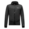 Salewa Sella Crevasse HD vyriška striukė su gobtuvu iš fliso - Black Out - L