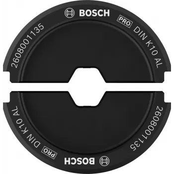 Bosch 2608001135 presavimo įdėklas vamzdelinėms kabelių antgaliams ir jungtims, 16 mm², šešiakampio profilio