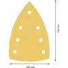 Bosch Accessories 2608901643 šlifavimo lapeliai multi-šlifuokliui, grūdėtumas 120, 150 x 100 mm, 50 vnt. paketas