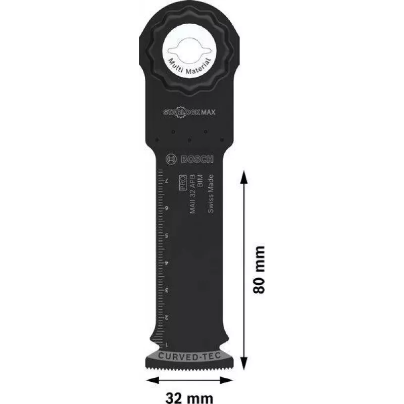 Bosch Bimetall Multimesser 32 mm StarlockPlus pjovimo peilis 2608669133