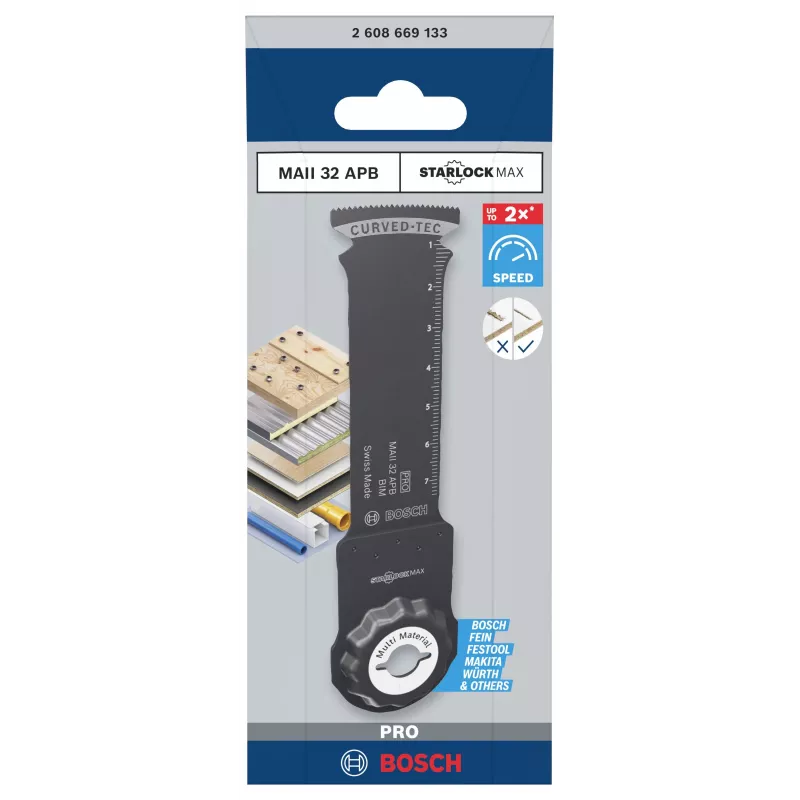 Bosch Bimetall Multimesser 32 mm StarlockPlus pjovimo peilis 2608669133
