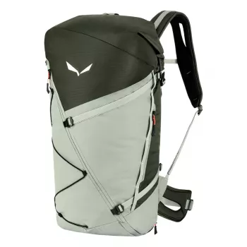 Salewa Puez 32+5L kuprinė – išplečiama alpinistinė trekingo kuprinė su Dry Back Contact
