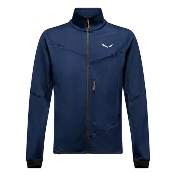 Salewa Sella Crevasse Sweatshirt Dark Denim L (EU 50) vyriškas pilno užtrauktuko Polarlite flisas