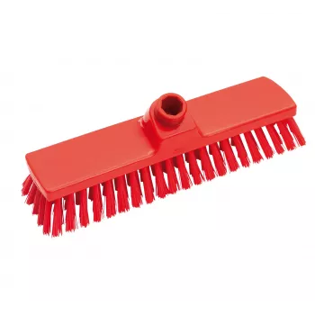 Haug Bürsten raudona plastikinė šluotos galva, 30 cm pločio (FC87201)