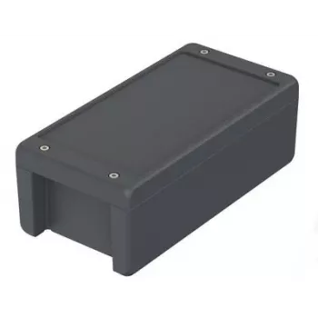 Bopla Bocube Alu BA-S 241309 F universali dėžutė, 259 x 128 x 90 mm, lieto aliuminio, grafito pilka RAL 7024, IP66/IP67 00165234