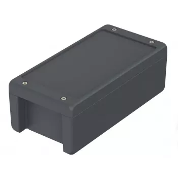 Bopla Bocube Alu BA-S 241309 F universali dėžutė, 259 x 128 x 90 mm, lieto aliuminio, grafito pilka RAL 7024, IP66/IP67 00165234