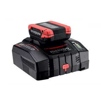 Metabo ASC 290 oro aušinimo greitiklis 12-36 V, 8,0 A, Li-Ion/LiHD, tvirtinamas prie sienos, LED ekranas 627370000