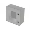 Bopla PS 442-T sieninis korpusas 400 x 400 x 200 mm, šviesiai pilkas (RAL 7035), 42244200
