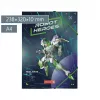 BRUNNEN ROBOT HEROES DIN A4 dokumentų segtuvas, tamsiai mėlynas su mėtų spalvos akcentais, 1041604421