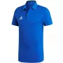 adidas Condivo 18 medvilninis polo marškinėliai mėlyni CF4375 S