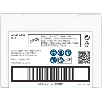 Bosch PRO AII 65 APIB įleidžiamojo pjovimo diskinis pjūklas 65x40mm medienai ir metalui, StarlockPlus/Max 2608669081