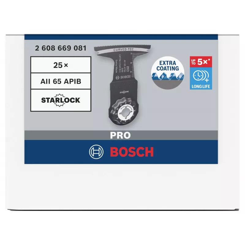 Bosch PRO AII 65 APIB įleidžiamojo pjovimo diskinis pjūklas 65x40mm medienai ir metalui, StarlockPlus/Max 2608669081