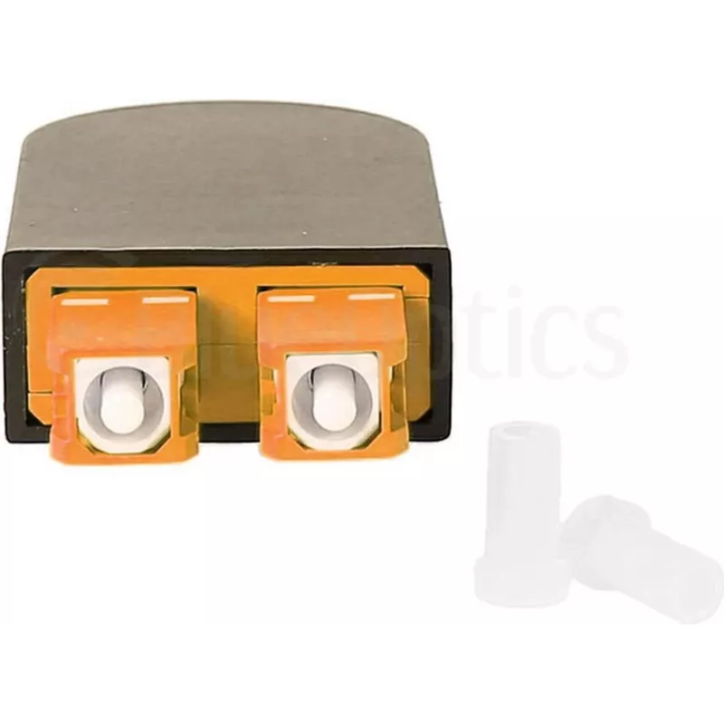 BLUELAN BlueOptics Šviesolaidinis Loopback Adapteris OM2 50/125µm Multimode SC/UPC Duplex Keraminis Ferulis -40°C iki +85°C (BOLBSCOM2)