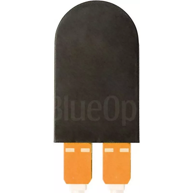 BLUELAN BlueOptics Šviesolaidinis Loopback Adapteris OM2 50/125µm Multimode SC/UPC Duplex Keraminis Ferulis -40°C iki +85°C (BOLBSCOM2)