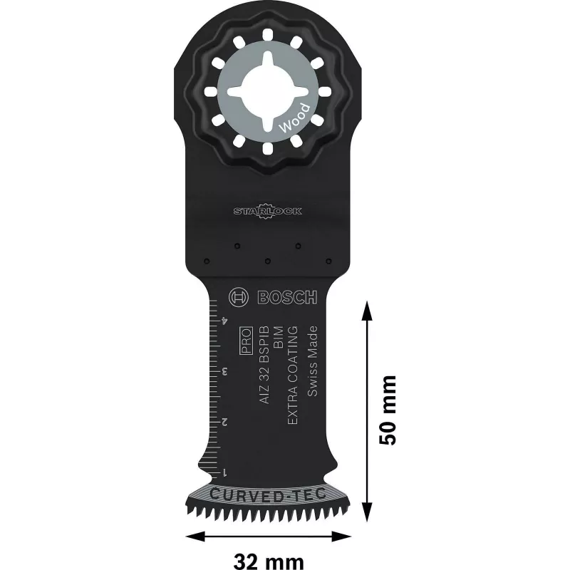 BOSCH PRO AIZ 32 BSPIB StarlockPlus įleidžiamojo pjovimo diskinis pjūklas, 32 x 50 mm, bi-metalas 2608669073