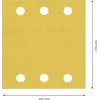 Bosch Expert C470 šlifavimo popierius orbitiniams šlifuokliams, 240 grūdėtumo, 107 x 115 mm, 50 vnt. paketas 2608901659