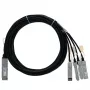 BLUELAN Juniper QFX-QSFP-DACBO-2M suderinamas 40G QSFP į 4x10G SFP+ pasyvus tiesioginio prijungimo išskaidymo kabelis, 2m, AWG30 QFX-QSFP-DACBO-2M-BL