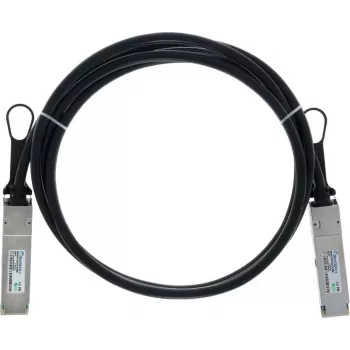 BLUELAN suderinamas su Amphenol NJAAKK-0007 QSFP112 tiesioginio prijungimo kabelis, 400GBASE-CR4, Infiniband, 1,5 m (NJAAKK-0007-BL)