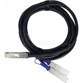 BlueLAN P08242-001 suderinamas 200G QSFP56 į 2x100G QSFP56 InfiniBand HDR DAC išsišakojantis kabelis, 1m, pasyvus, 26 AWG P08242-001-BL