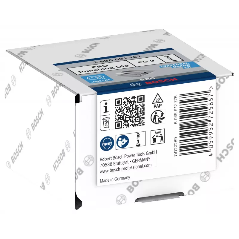 Bosch 2608001162 presavimo matrica vamzdelinėms antgaliams ir jungtims, 50 mm², šešiakampis profilis