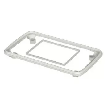 Bopla BOP 500 DI Bopad IP65 tarpinė – RAL 9016 dekoratyvinis tarpiklis iš TPE (bekvapis specialus gumos mišinys), baltas, 131 x 76 x 13,2 mm, 1 vnt., 35250006