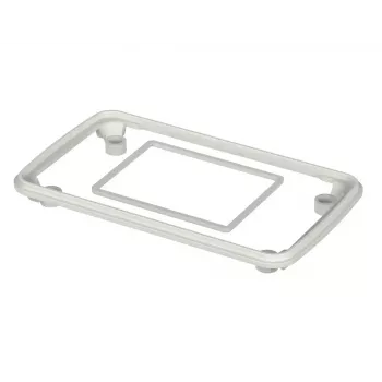 Bopla BOP 500 DI Bopad IP65 tarpinė – RAL 9016 dekoratyvinis tarpiklis iš TPE (bekvapis specialus gumos mišinys), baltas, 131 x 76 x 13,2 mm, 1 vnt., 35250006