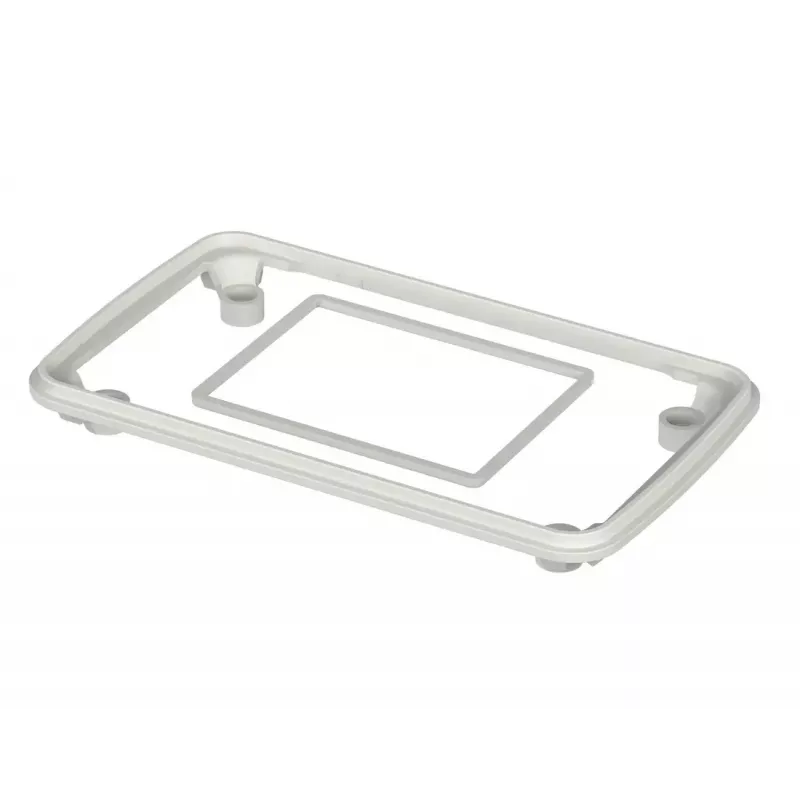 Bopla BOP 500 DI Bopad IP65 tarpinė – RAL 9016 dekoratyvinis tarpiklis iš TPE (bekvapis specialus gumos mišinys), baltas, 131 x 76 x 13,2 mm, 1 vnt., 35250006
