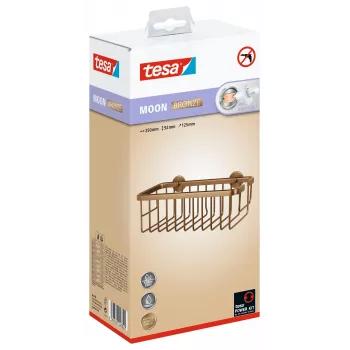 tesa MOON BRONZE lipni dušo lentynėlė, bronzos spalvos, 40606-00000-00