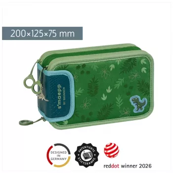 BRUNNEN s'maepp Sweet Dino Jungle pripildytas penalas, 33 dalys, žalias 104942102