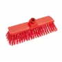 Haug Bürsten šluotos galva, raudono plastiko, 30 cm pločio (FC88701)