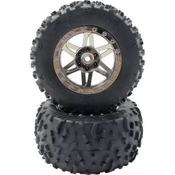 Reely komplektiniai ratai RE-6622380 (2 vnt., 65 mm, 12 mm šešiakampė) 1:10 RC automobiliams