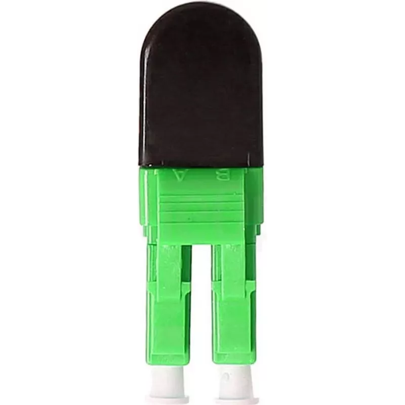 BLUELAN BlueOptics Šviesolaidinis Loopback Adapteris OM5 50/125µm Multimode LC/UPC Duplex, Laimo Žalios Spalvos, Keraminis Ferulis, -40°C iki +85°C (BOLBLCOM5)