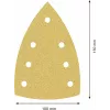 Bosch Accessories 2608901641 šlifavimo lapeliai daugiafunkciam šlifuokliui, grūdėtumas 60, 150 x 100 mm, 50 vnt. paketas