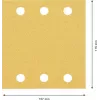 Bosch C470 Best for Wood and Paint šlifavimo lapeliai, 80 grūdėtumo, 107 x 115 mm, 50 vnt. 2608901656