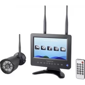 Sygonix SY-4548736 belaidis stebėjimo kamerų rinkinys, 4 kanalų, su 1 kamera, 720p, 2,4 GHz