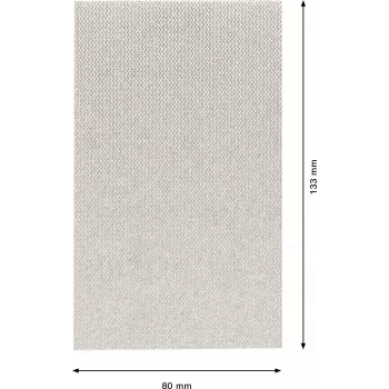 Bosch Expert M480 šlifavimo tinklelis gipso kartono šlifuokliams, grūdėtumas 80, 107 x 115 mm, 10 vnt. 2608901690