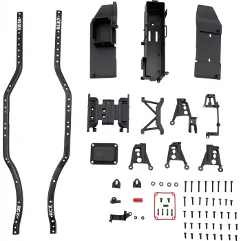 Reely RE-7068336 Aliuminio pagrindinė važiuoklės plokštė 1:10 RC bugiams ir sunkvežimiams