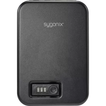 Sygonix SY-4849288 elektroninė kombinuoto kodo seifo spyna - juoda