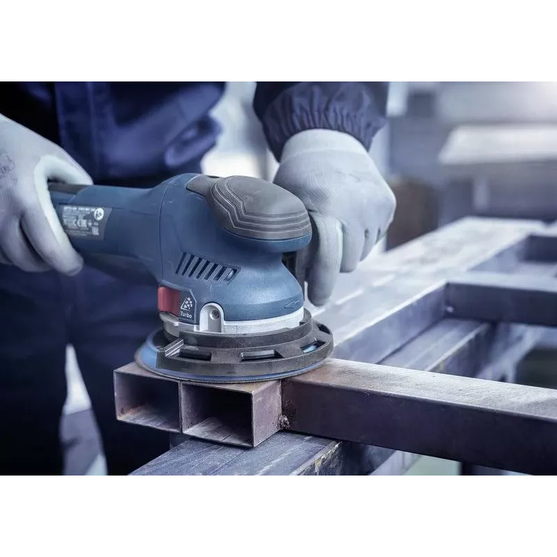 Bosch Expert M480 šlifavimo diskas 150 mm P120 8+8+1 kiaurymės, Hook and Loop 2608902459