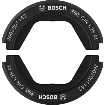 Bosch 2608001142 presavimo matrica vamzdiniams kabelių antgaliams ir jungtims, 150 mm², šešiakampis presavimas, skirtas GKC 18V-16 Professional