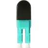 BLUELAN BlueOptics OM3 LC/UPC duplex daugiamodis šviesolaidžio loopback adapteris, akvamarino spalvos, keraminis ferulis, -40°C iki +85°C BOLBLCOM3