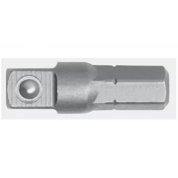 GEDORE red 1/4 inch kvadratinės pavaros adapteris 1/4 inch šešiabriaunei, ilgis 25 mm R47100003