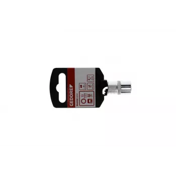 GEDORE red 1/4 inch kvadratinės pavaros adapteris 1/4 inch šešiabriaunei, ilgis 25 mm R47100003