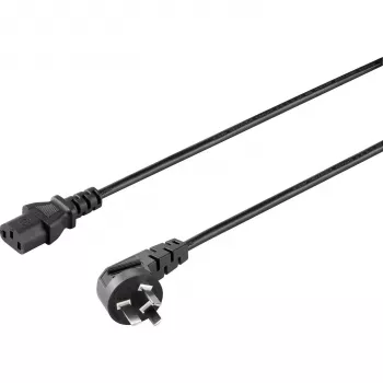Sygonix SY-5042712 šaltosios technikos prijungimo kabelis, juodas, 2,00 m