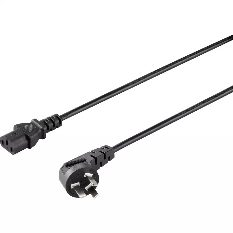 Sygonix SY-5042712 šaltosios technikos prijungimo kabelis, juodas, 2,00 m