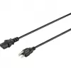 Sygonix SY-5042706 IEC C13 maitinimo laidas CEE 7/7 į C13 2 m juodas
