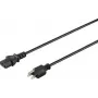 Sygonix SY-5042736 šaltojo prietaiso maitinimo kabelis CEE 7/7 į IEC C13 2 m juodas