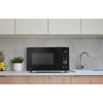 Medion MD 12041 4-in-1 mikrobangų krosnelė su griliu, konvekcija ir atšildymu, 25L, 900W, juoda/nerūdijantis plienas 50076276