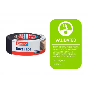 tesa 56498-00000-15 juoda armuota juosta 50 m x 50 mm